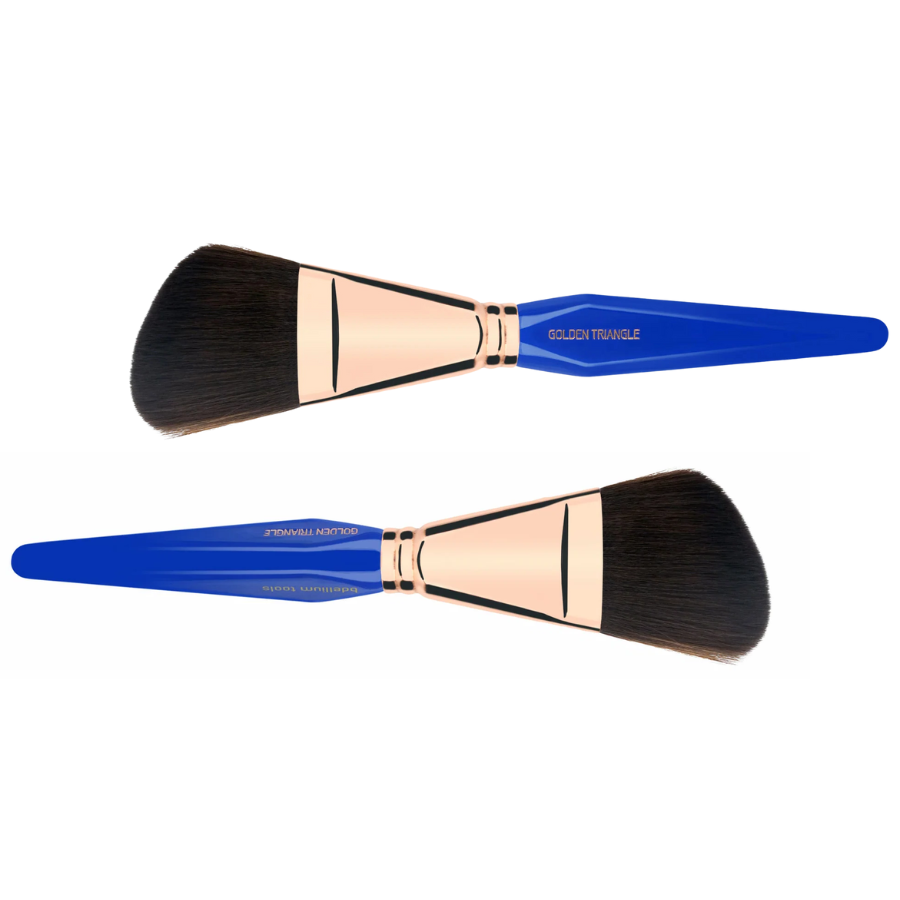Cọ Tán Phấn Phủ Đầu Xéo Tạo Khối Bdellium Tools Golden Triangle B990 Angled Face